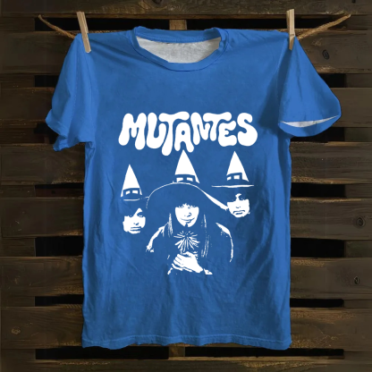 Unisex Vintage Os Mutantes Rock Band Cotton T-Shirt