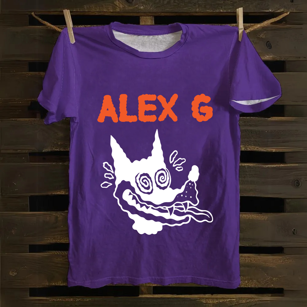 Unisex Vintage Alex G Musician Cotton T-Shirt