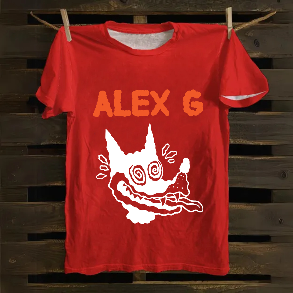 Unisex Vintage Alex G Musician Cotton T-Shirt