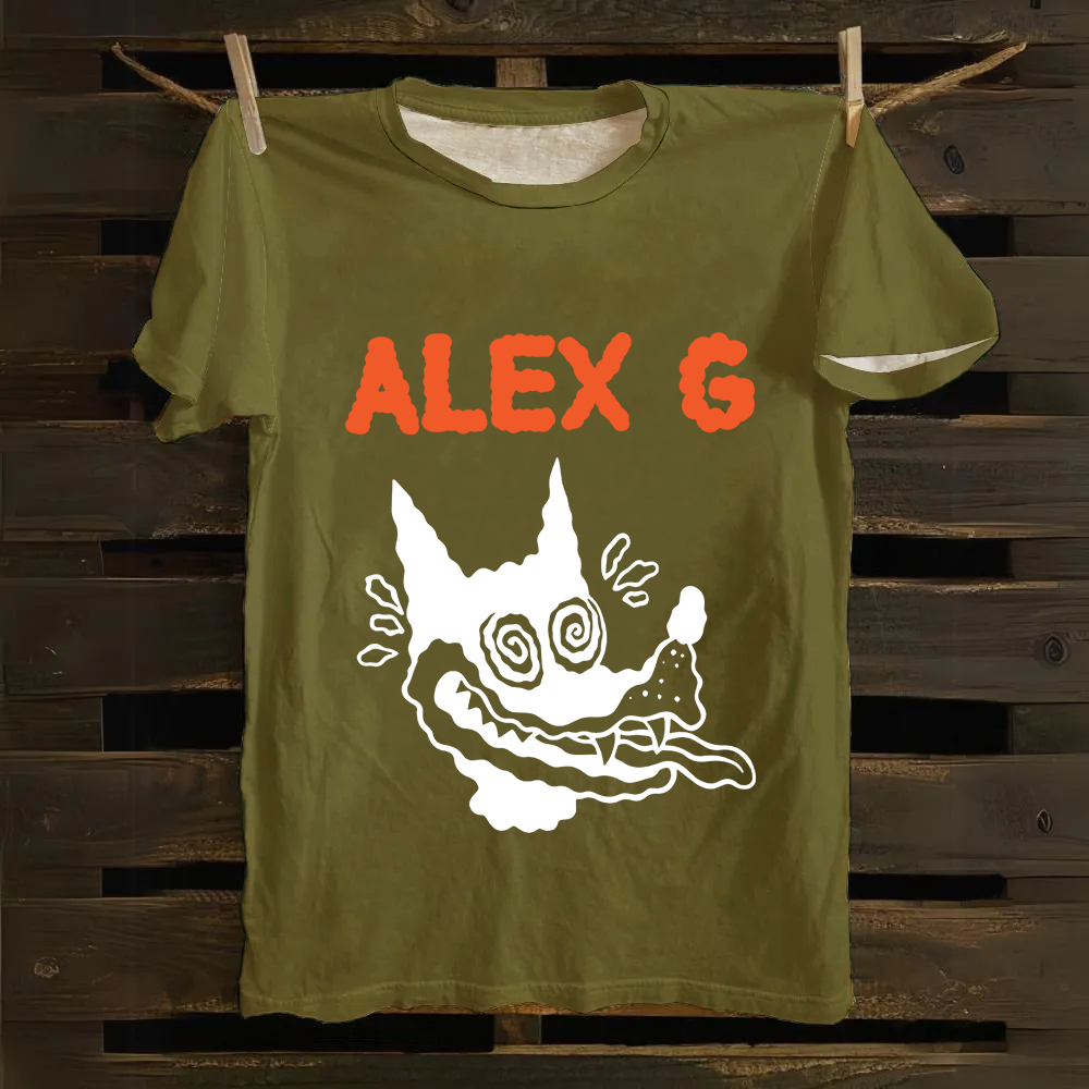 Unisex Vintage Alex G Musician Cotton T-Shirt