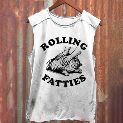 Unisex Rolling Fatties Print Classic Tank Top