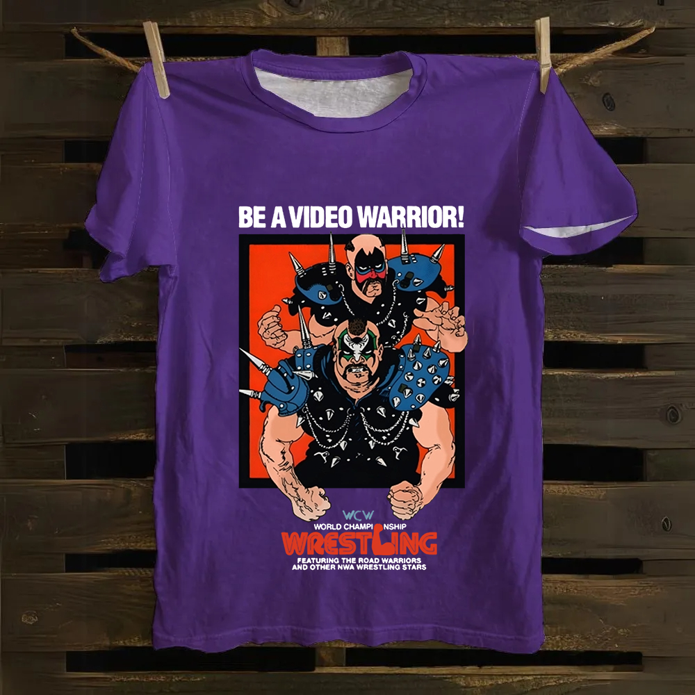 Unisex Vintage WCW Wrestling Sting  Cotton T-Shirt