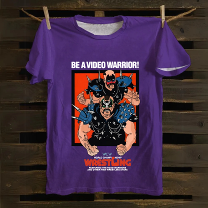 Unisex Vintage WCW Wrestling Sting  Cotton T-Shirt