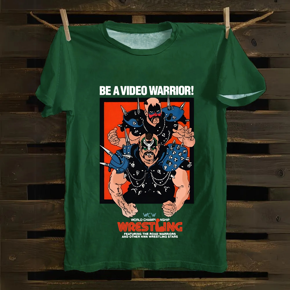 Unisex Vintage WCW Wrestling Sting  Cotton T-Shirt