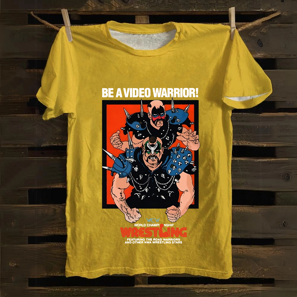 Unisex Vintage WCW Wrestling Sting  Cotton T-Shirt
