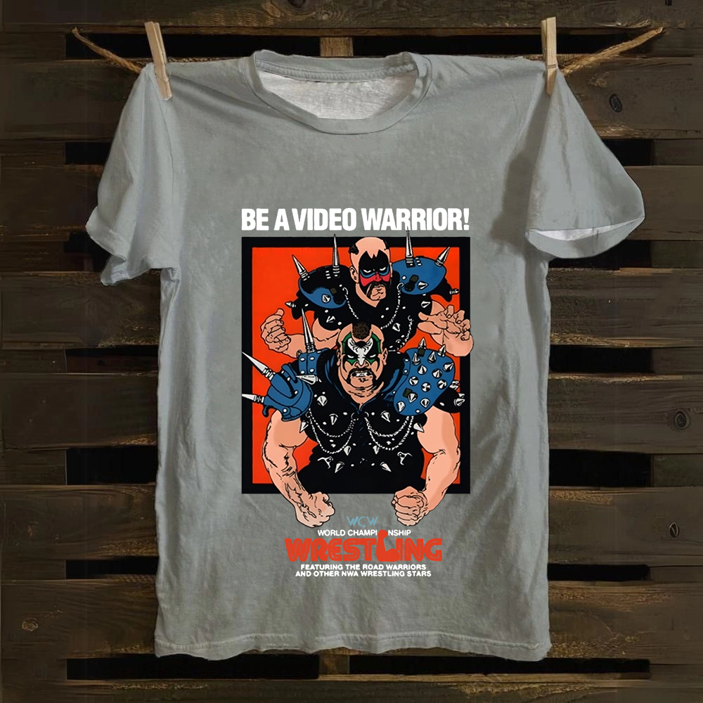 Unisex Vintage WCW Wrestling Sting  Cotton T-Shirt