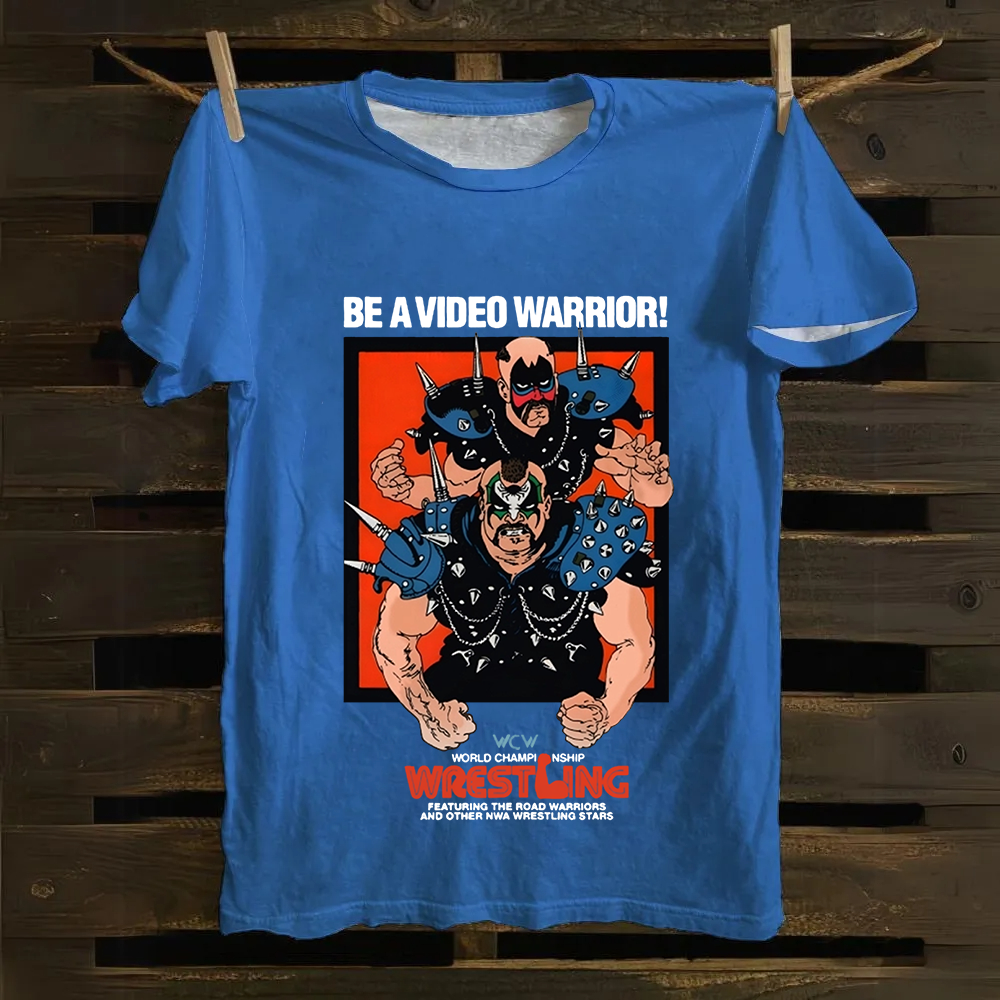 Unisex Vintage WCW Wrestling Sting  Cotton T-Shirt