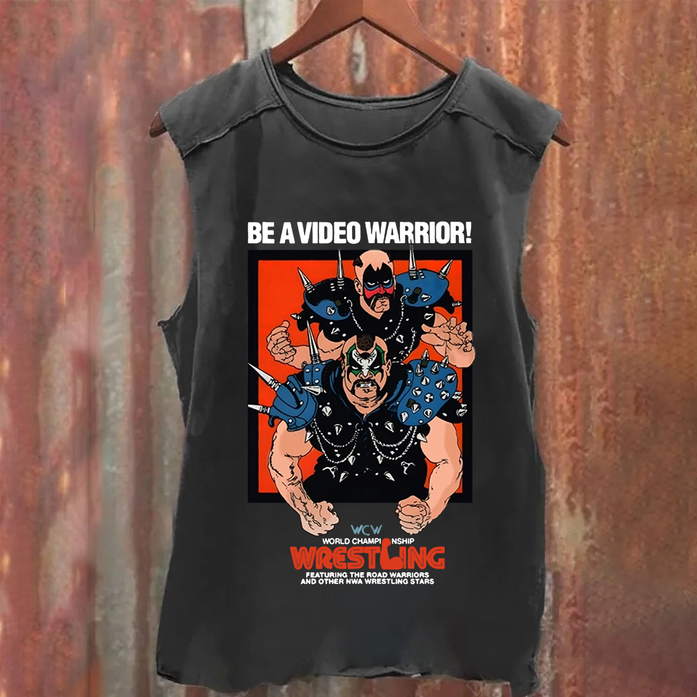 Unisex Vintage Washed WCW Wrestling Sting  Tank Top