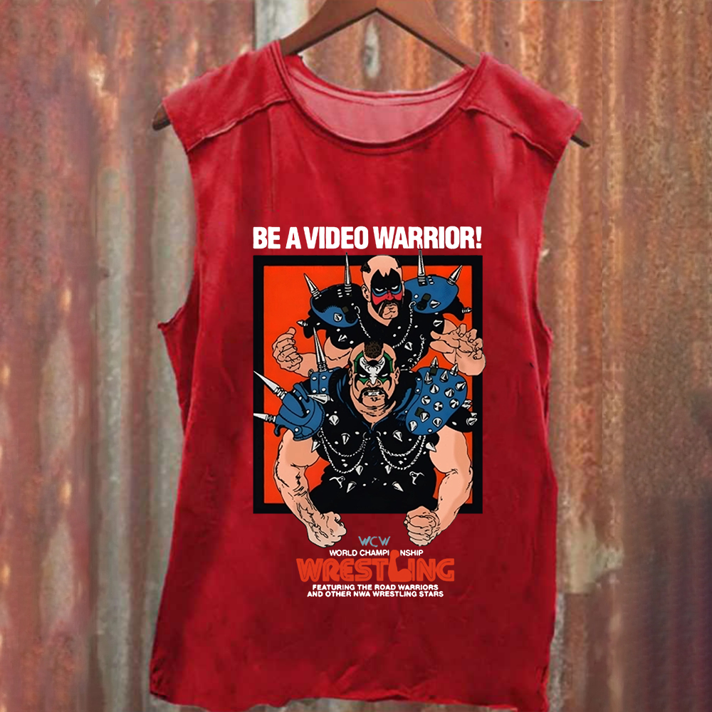 Unisex Vintage Washed WCW Wrestling Sting  Tank Top