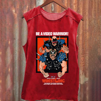 Unisex Vintage Washed WCW Wrestling Sting  Tank Top