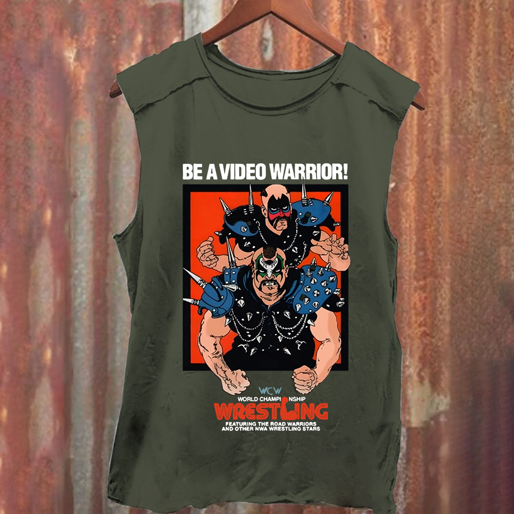 Unisex Vintage Washed WCW Wrestling Sting  Tank Top