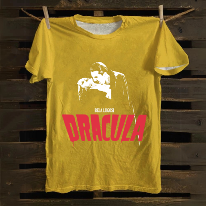 Unisex Vintage Dracula vampire horror movie Cotton T-Shirt