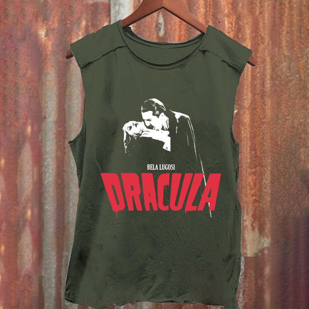 Unisex Vintage Dracula vampire horror movie Tank Top
