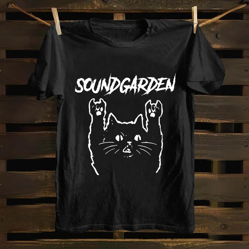 Unisex Vintage  Soundgarden Band  Cotton T-Shirt