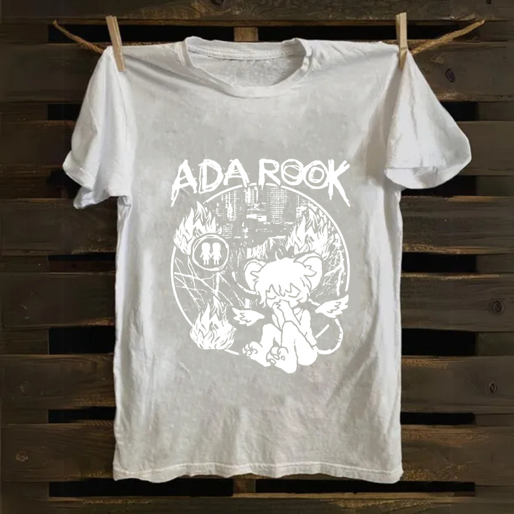 Unisex Vintage Ada Rook Musician Singer Cotton T-Shirt