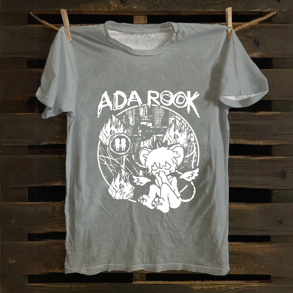 Unisex Vintage Ada Rook Musician Singer Cotton T-Shirt
