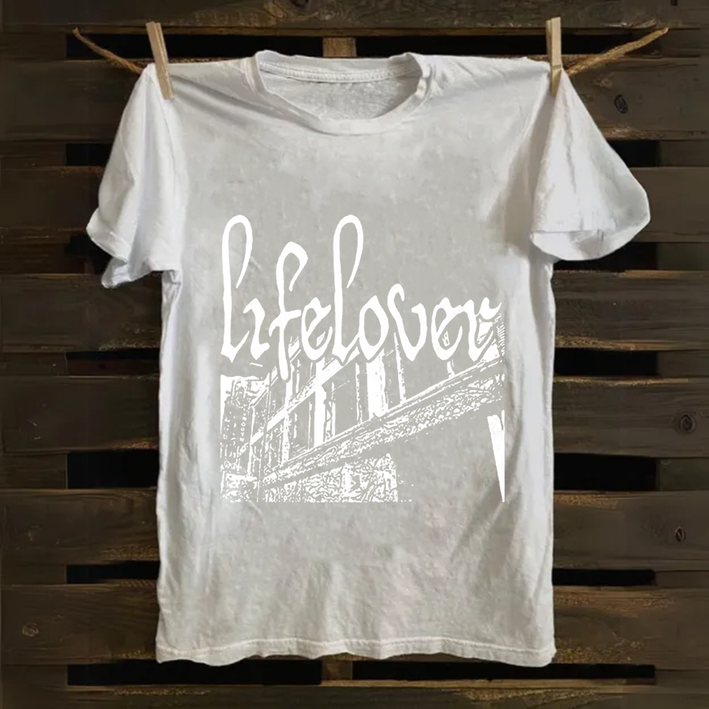 Unisex Vintage Lifelover Band Cotton T-Shirt