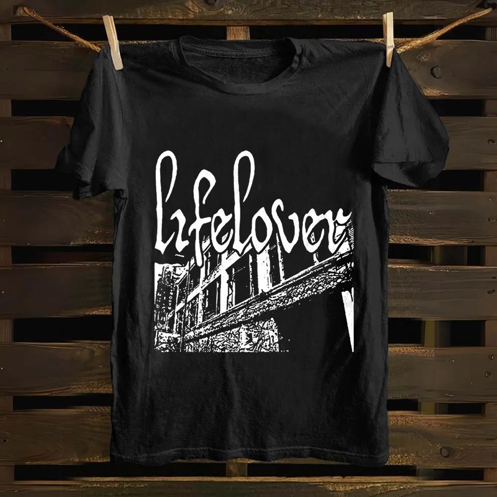 Unisex Vintage Lifelover Band Cotton T-Shirt