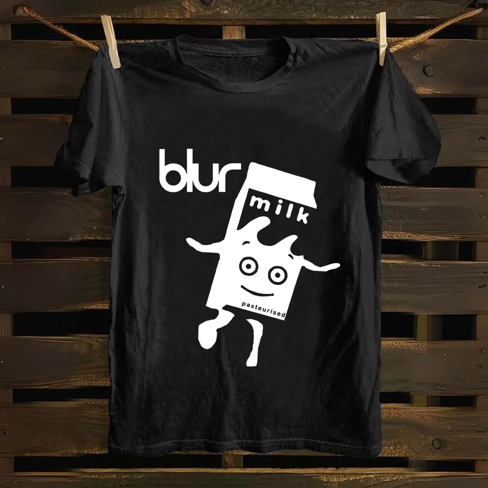 Unisex Vintage  Blur Band Cotton T-Shirt
