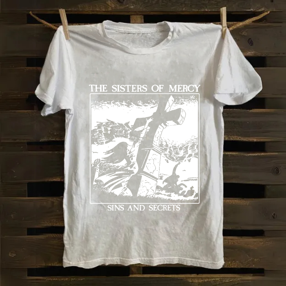 Unisex Vintage The Sisters of Mercy Cotton T-Shirt