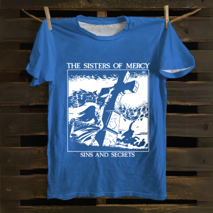 Unisex Vintage The Sisters of Mercy Cotton T-Shirt
