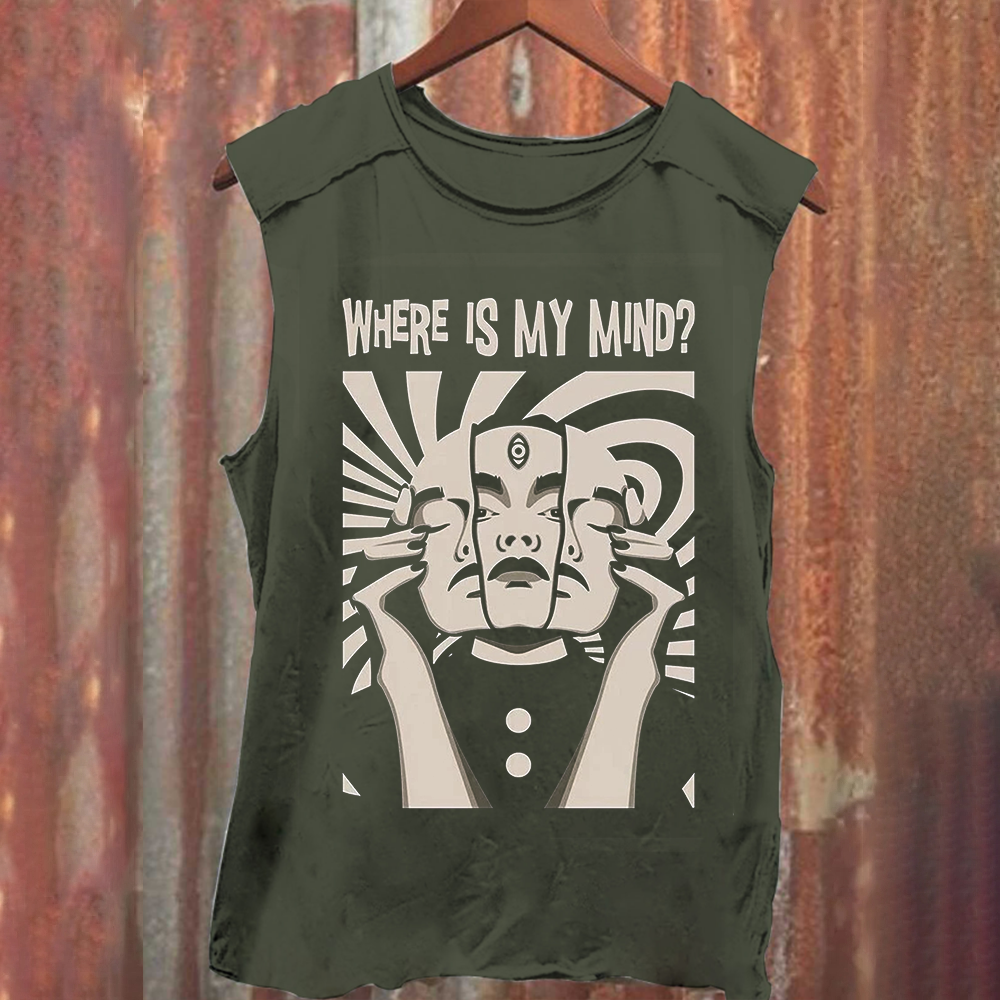 Vintage Washed Pixies Where Is My Mind Tank Top