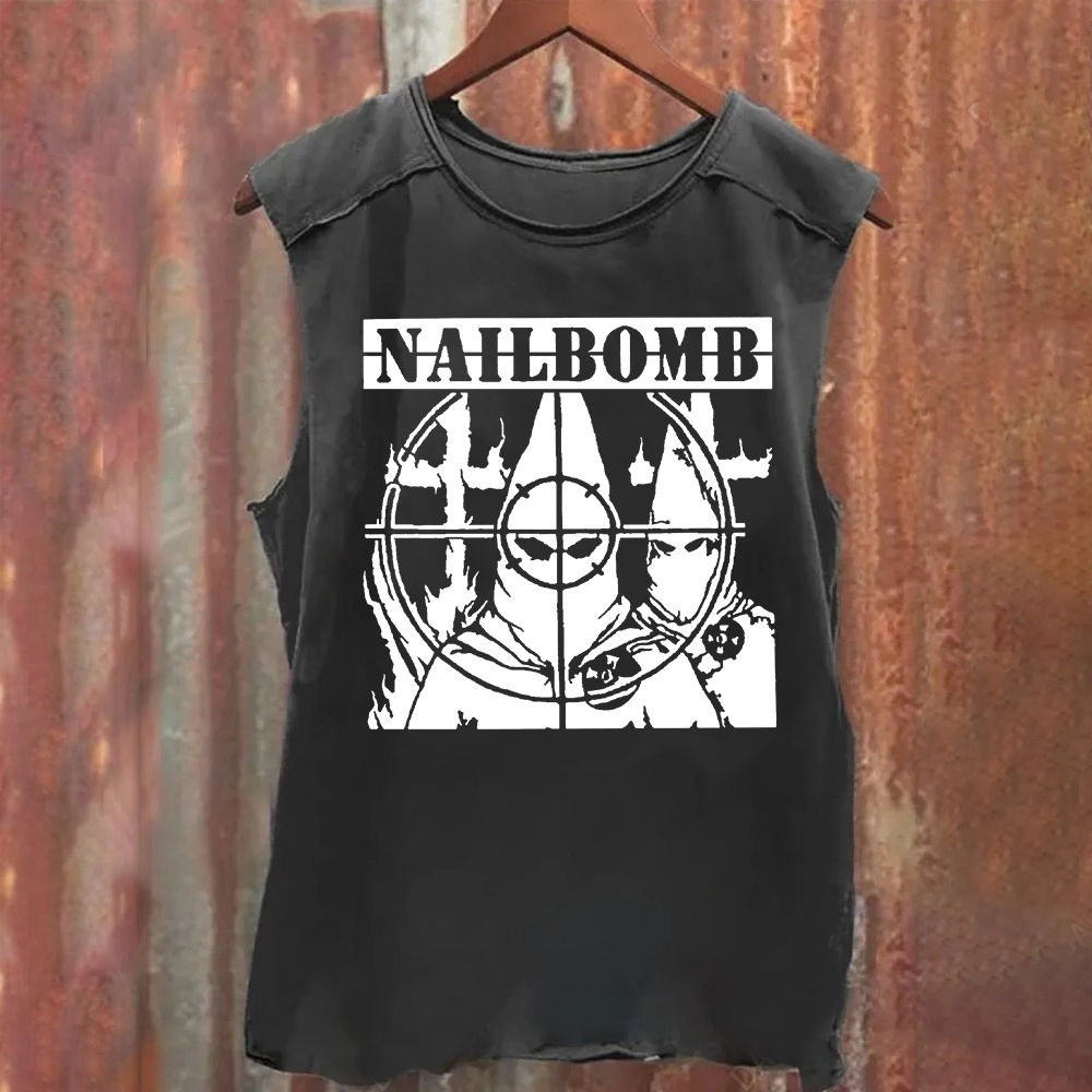 Nailbomb Band Klan Hunter Vintage Washed Tank Top