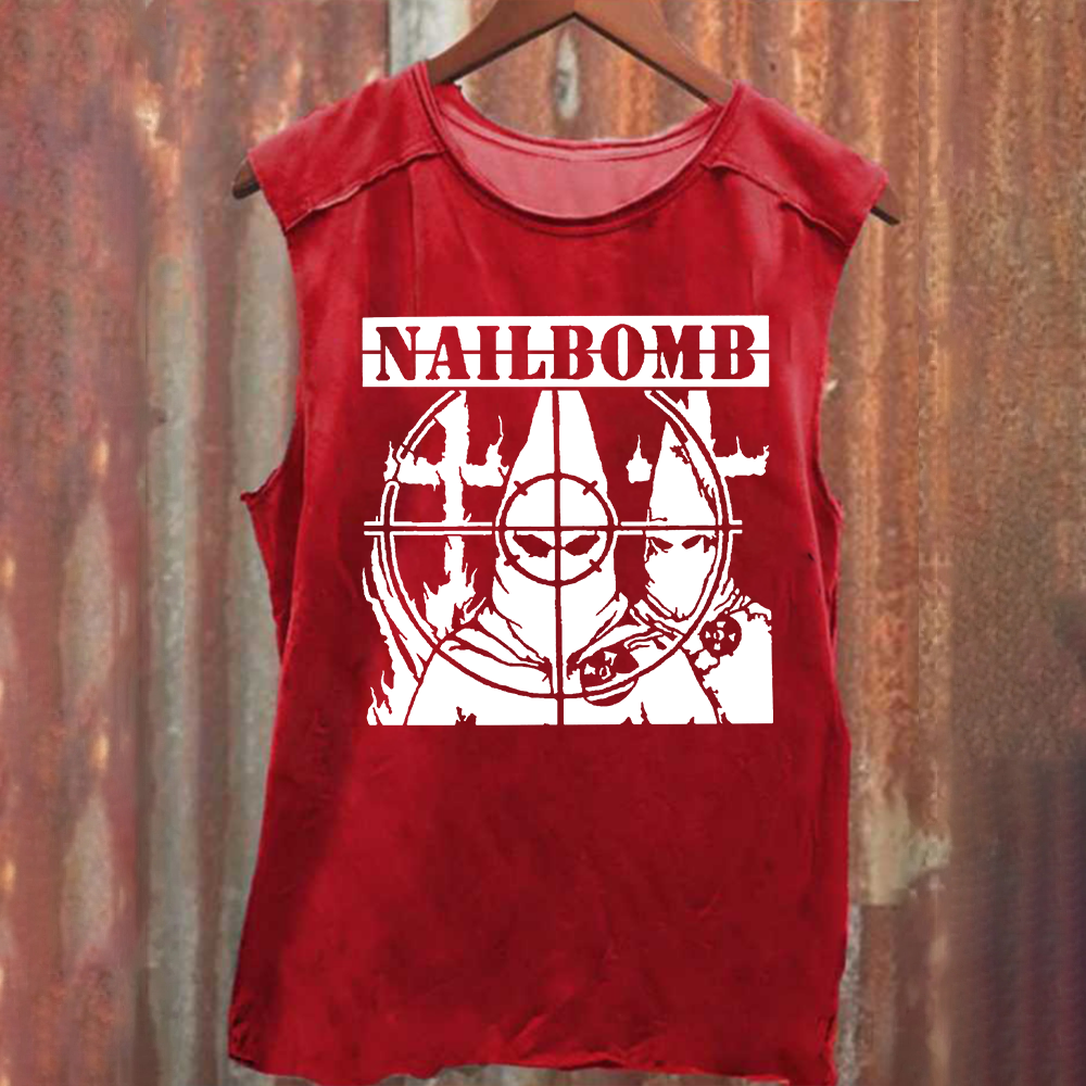 Nailbomb Band Klan Hunter Vintage Washed Tank Top