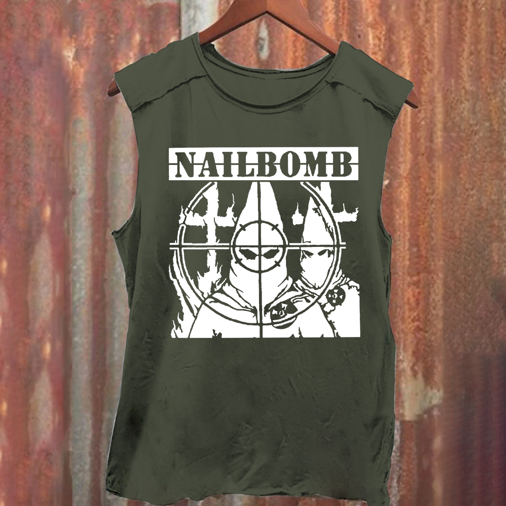 Nailbomb Band Klan Hunter Vintage Washed Tank Top