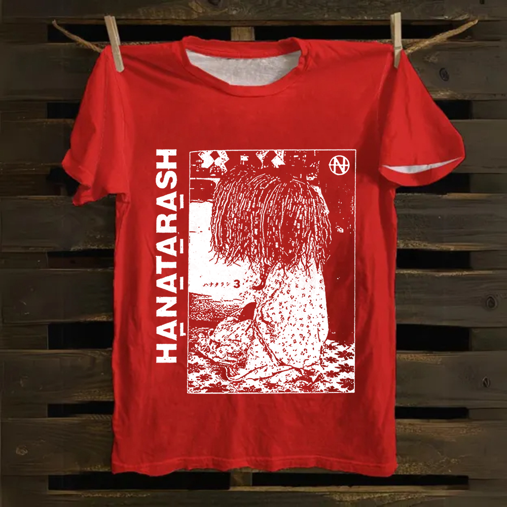 Unisex Vintage  Hanatarash Band  Cotton T-Shirt