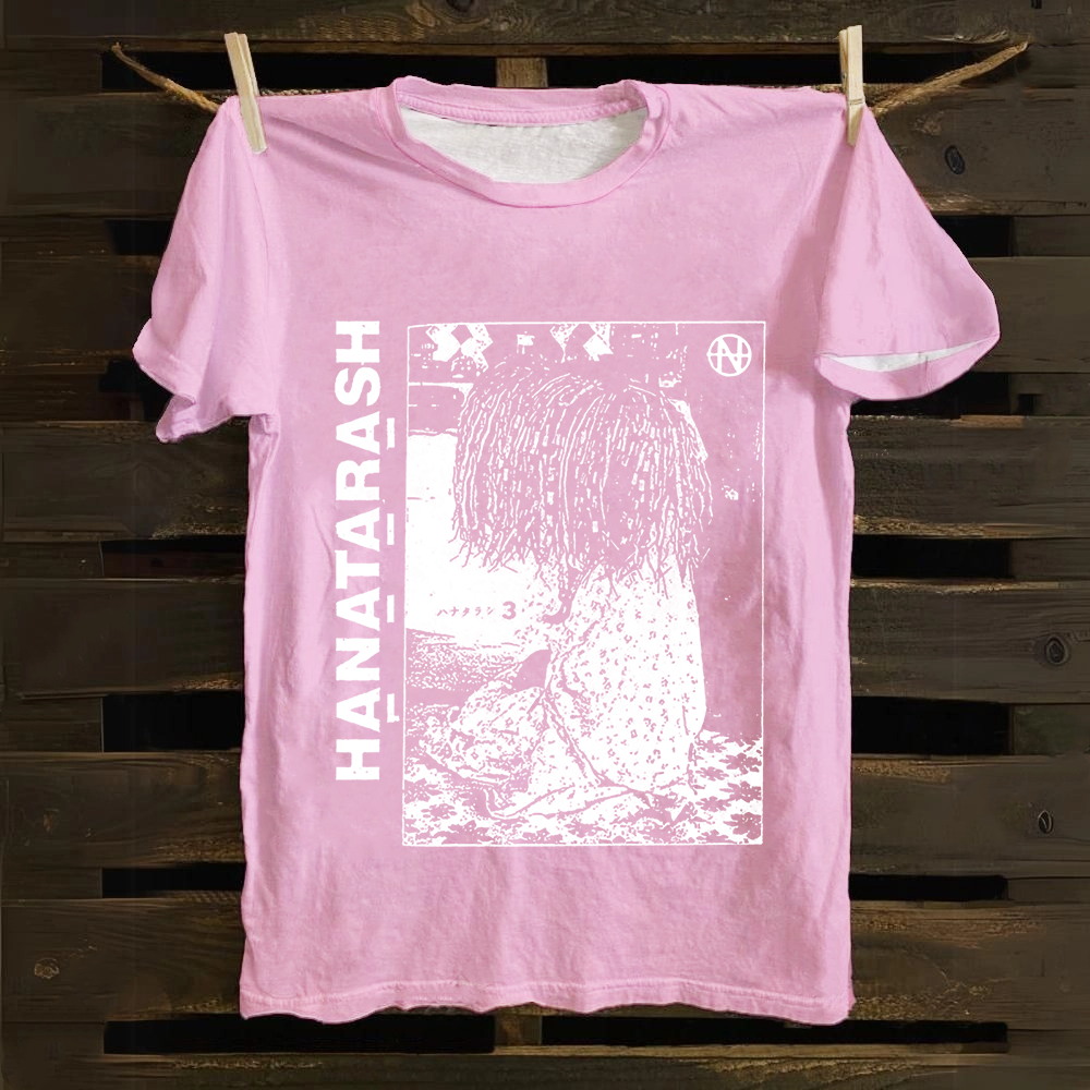 Unisex Vintage  Hanatarash Band  Cotton T-Shirt