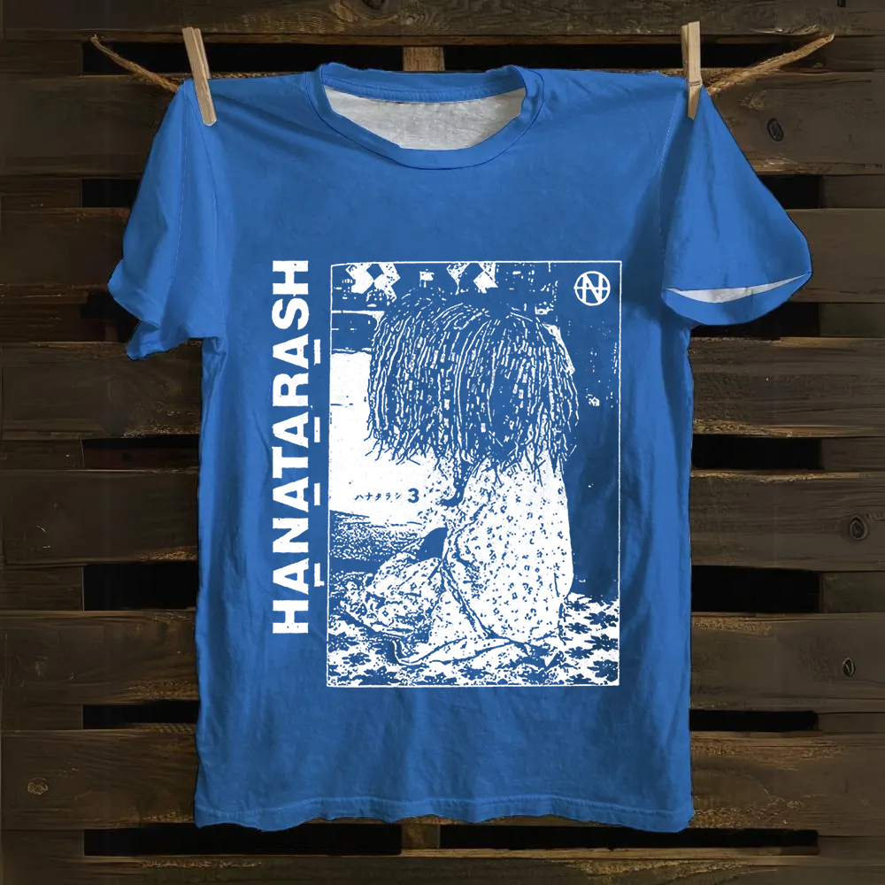 Unisex Vintage  Hanatarash Band  Cotton T-Shirt