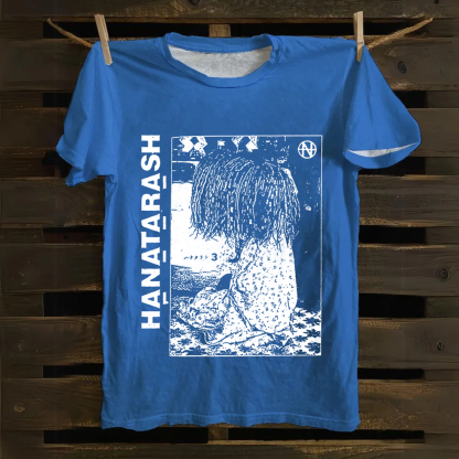 Unisex Vintage  Hanatarash Band  Cotton T-Shirt