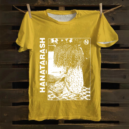 Unisex Vintage  Hanatarash Band  Cotton T-Shirt