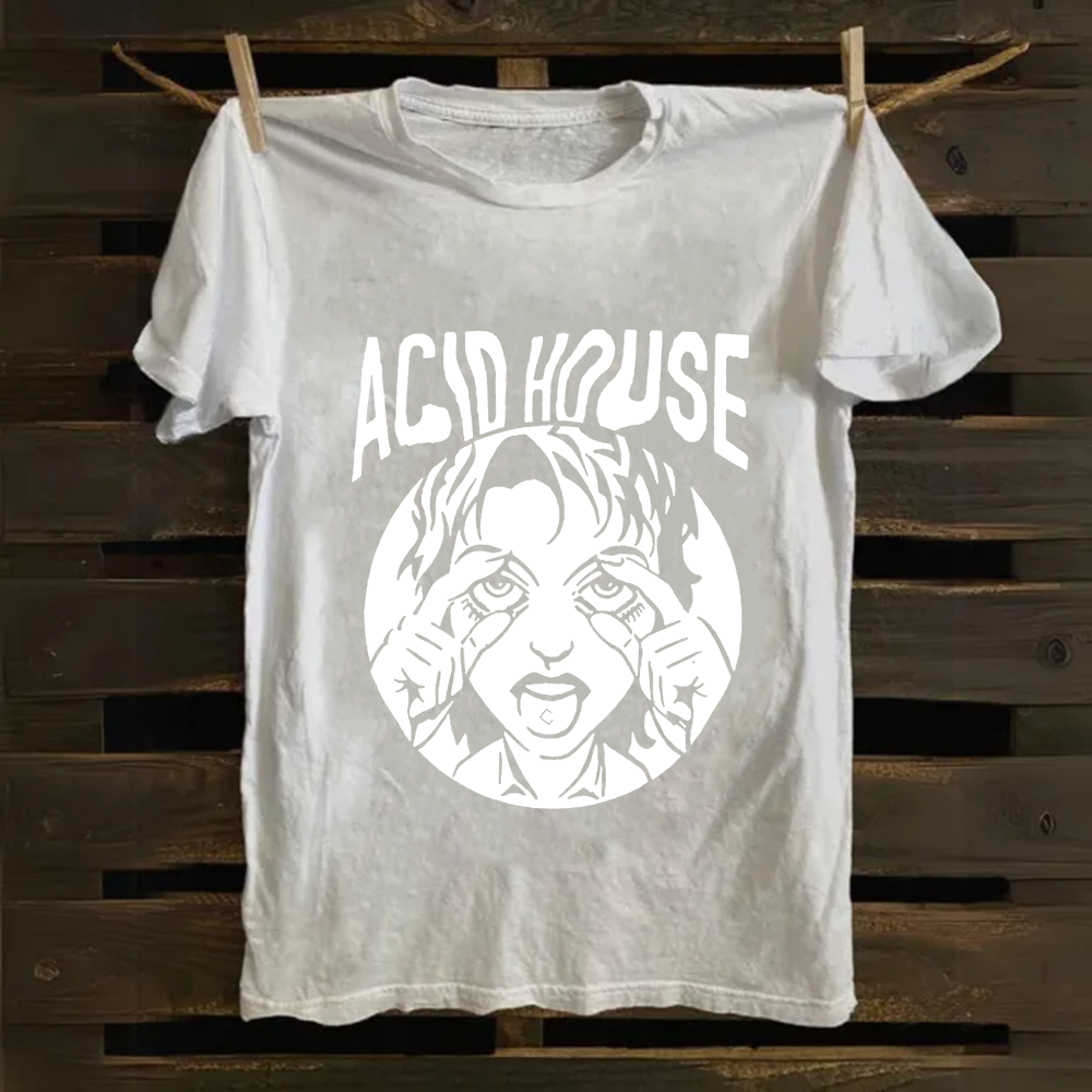 Unisex Vintage Chicago Rock Band  Cotton T-Shirt