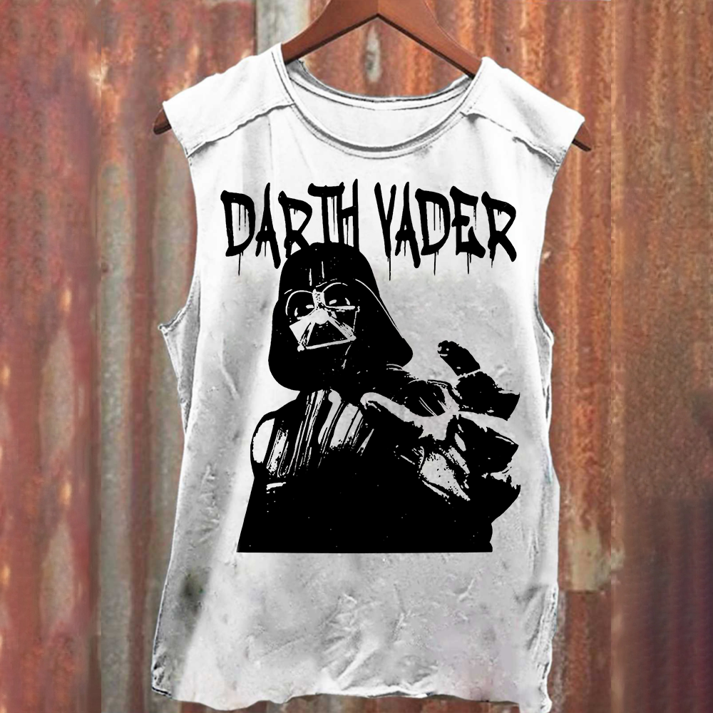 Darth Vader Star Wars Movie Casual Printed Tank Top