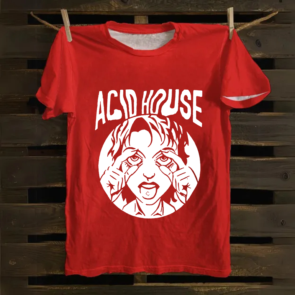Unisex Vintage Chicago Rock Band  Cotton T-Shirt