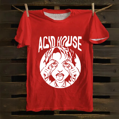 Unisex Vintage Chicago Rock Band  Cotton T-Shirt