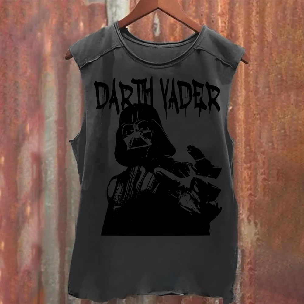 Darth Vader Star Wars Movie Casual Printed Tank Top