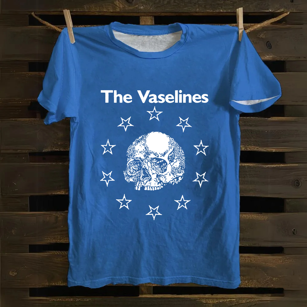 Unisex Vintage The Vaselines Rock Band  Cotton T-Shirt
