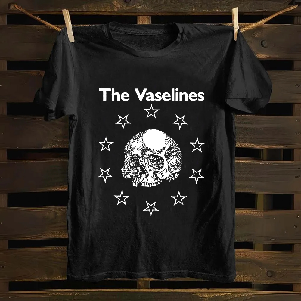 Unisex Vintage The Vaselines Rock Band  Cotton T-Shirt