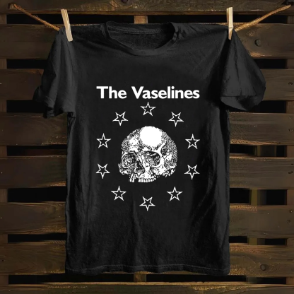 Unisex Vintage The Vaselines Rock Band  Cotton T-Shirt