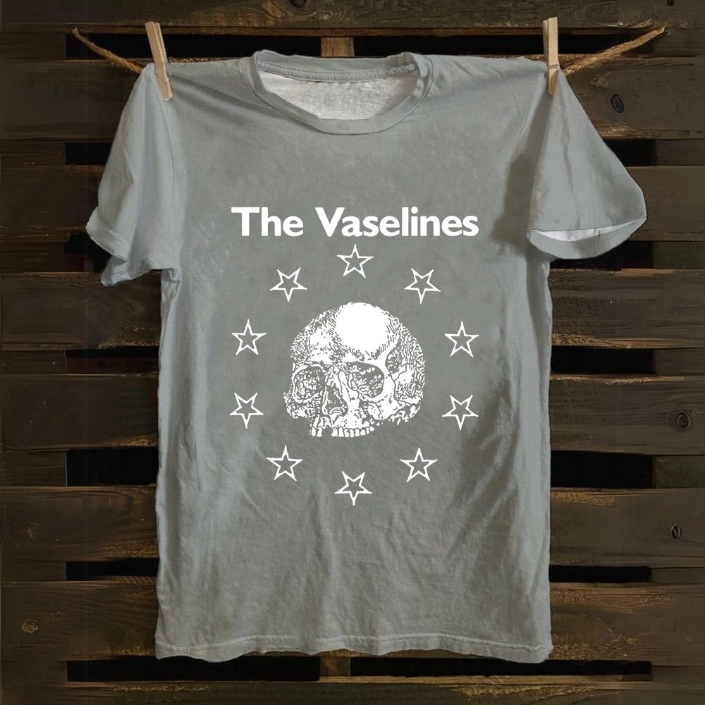 Unisex Vintage The Vaselines Rock Band  Cotton T-Shirt