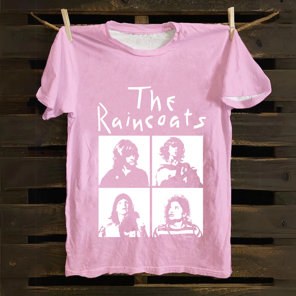 Unisex Vintage The Raincoats Punk Band Cotton T-Shirt