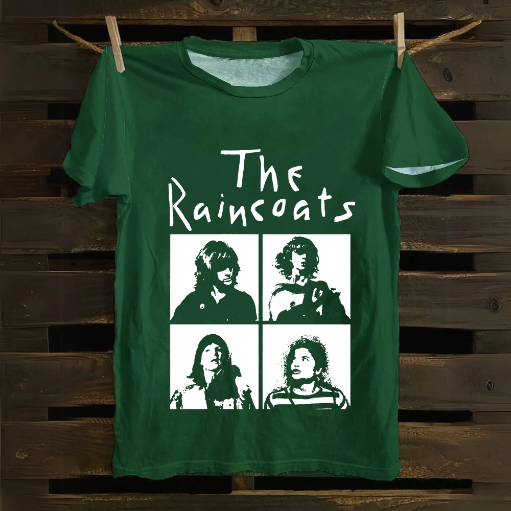 Unisex Vintage The Raincoats Punk Band Cotton T-Shirt