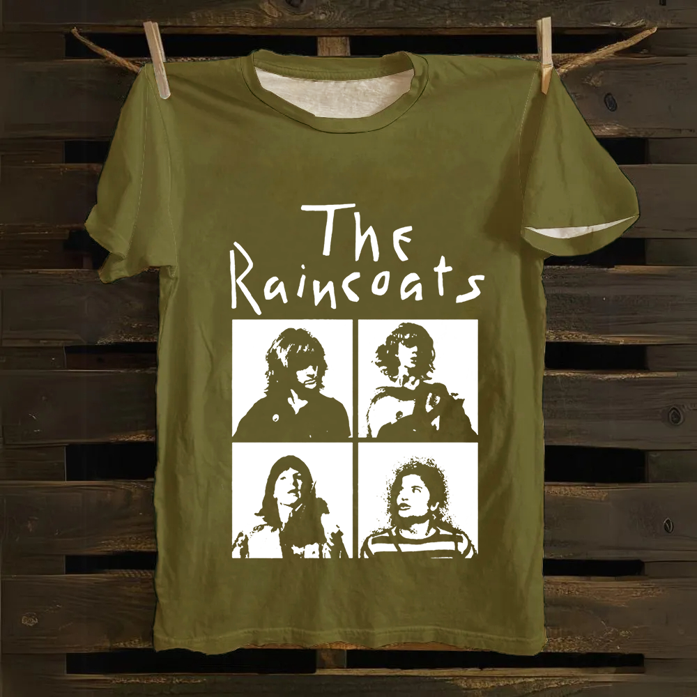 Unisex Vintage The Raincoats Punk Band Cotton T-Shirt