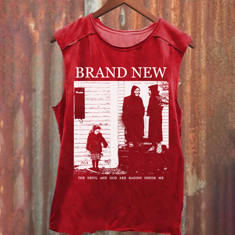 Washed Brand New Band Tank Top