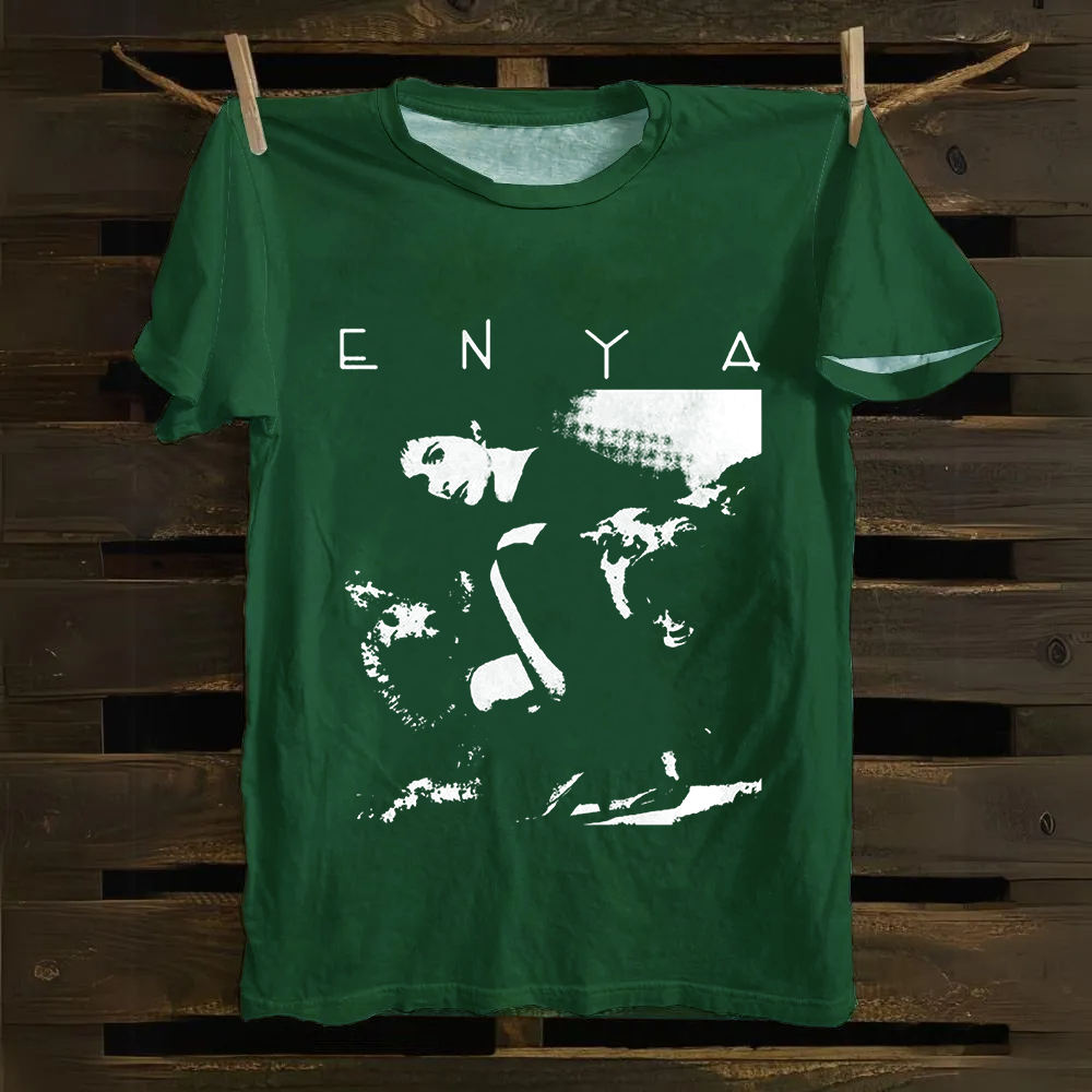 Unisex Vintage  Enya Singer Cotton T-Shirt