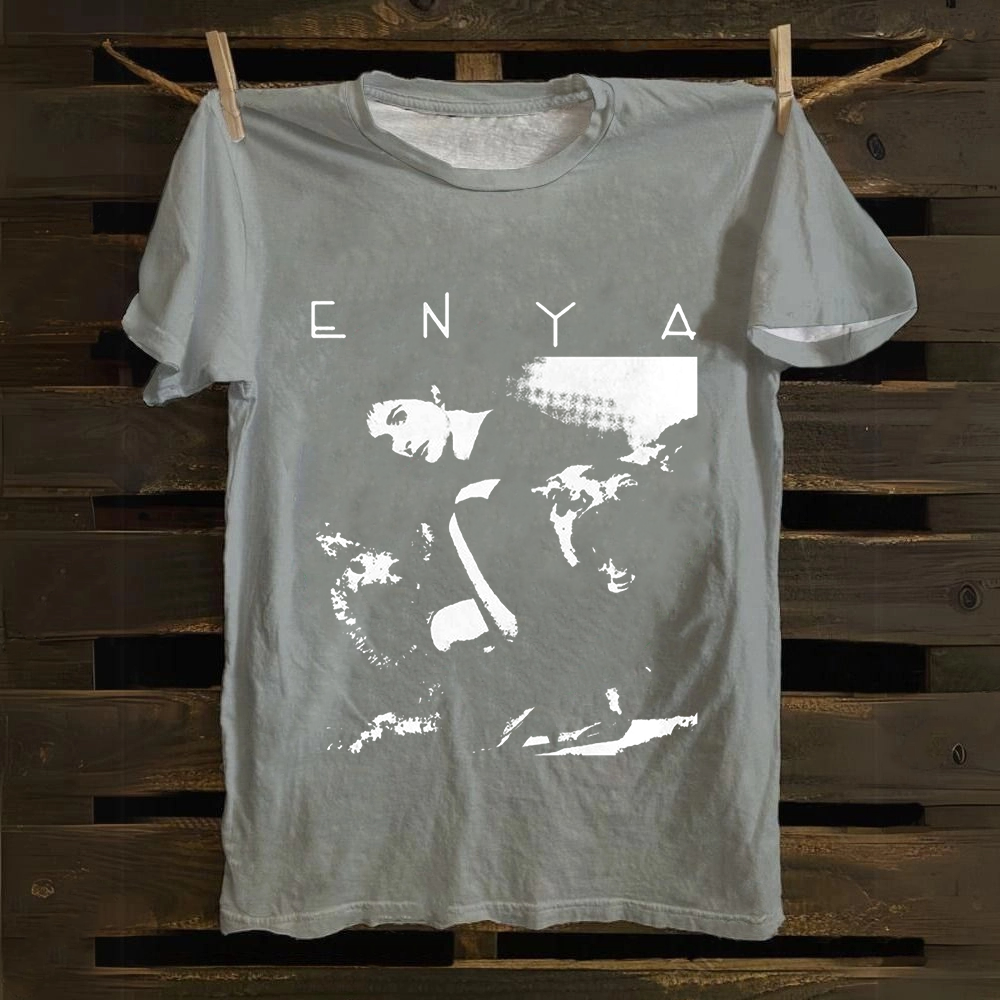 Unisex Vintage  Enya Singer Cotton T-Shirt