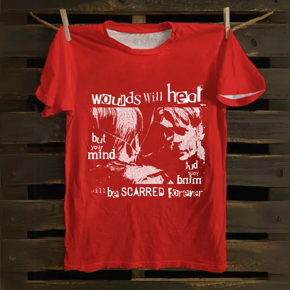 Unisex Vintage Silent Hill Horror Movie Cotton T-Shirt